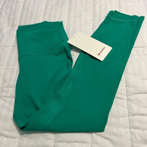 lululemon athletica Pants - lululemon Kelly Green Align High-Rise Leggings 25” (NWT)